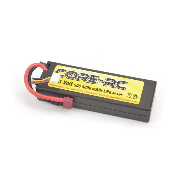CR775 CORE RC 4000mAh 11.1V 3S 50C LP LiPo T-Plug