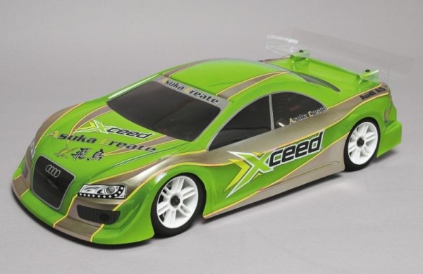 104028 Xceed Body 1/10 200mm Audi A5 wing/decal