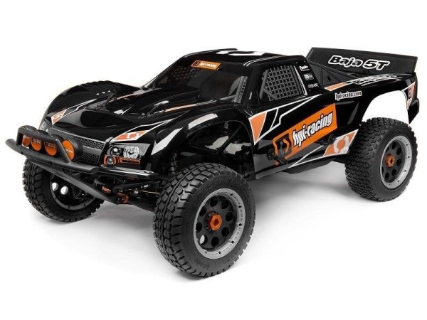 110677 BAJA 5T-1 TRUCK PAINTED BODY (BLACK)