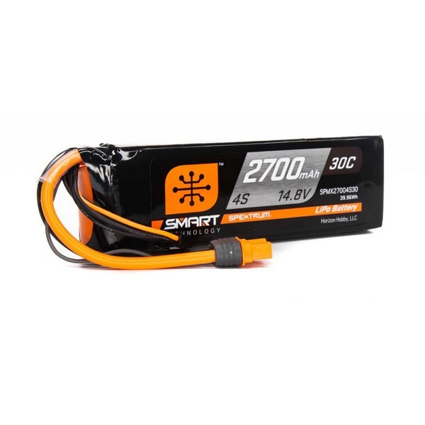 Spektrum 2700mAh 4S 14.8V Smart LiPo Battery IC3