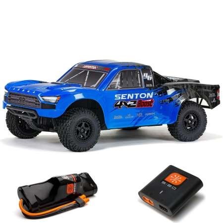 Arrma SC.TRUCK SENTON 4x2 1:10 2WD EP RTR 4X2 BOOST MEGA 550 Brushed - Blue MIT akku und MIT Ladeger