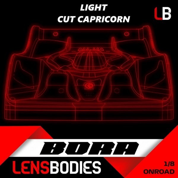 Lens Bodies Bora Karosserie Capricorn 1/8 Onroad