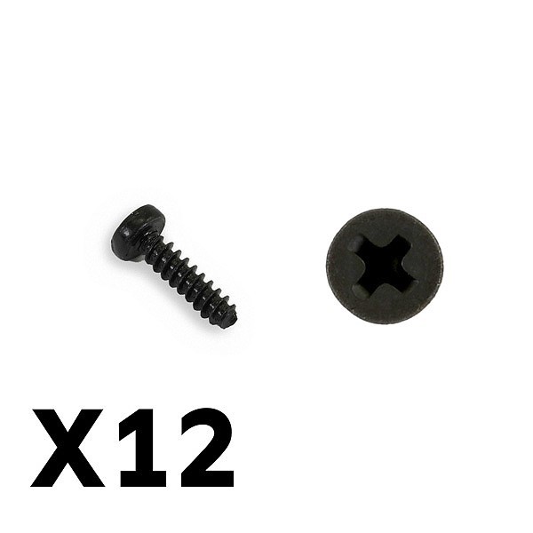 FTX TRACER PAN HEAD SELF TAPPING SCREWS PBHO2.6*10