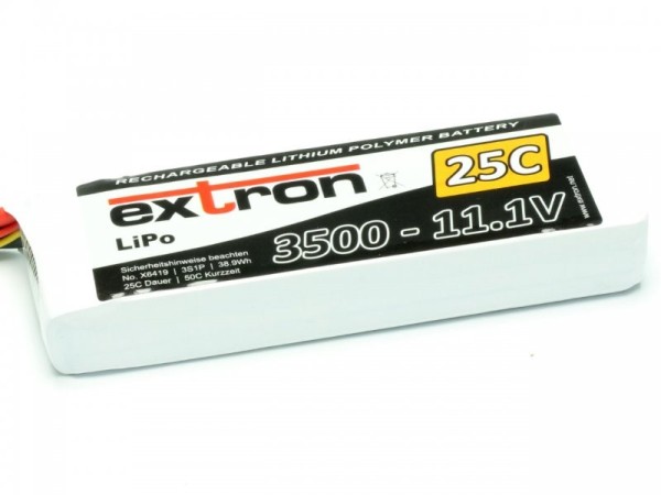 X6419 Extron LiPo Akku Extron X2 3500 - 11,1V (25C