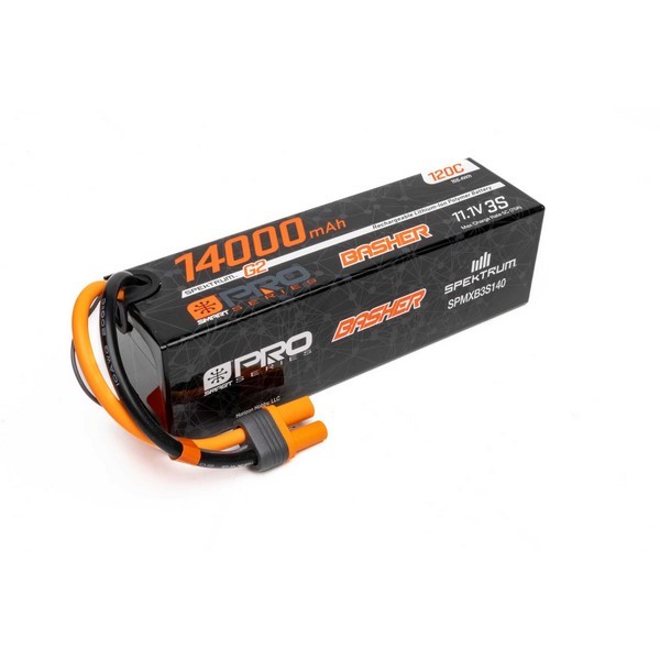 Spektrum LiPo G2 Pro Basher 14000mAh 3S 11.1V 120C HC IC5 - 178x52x51mm