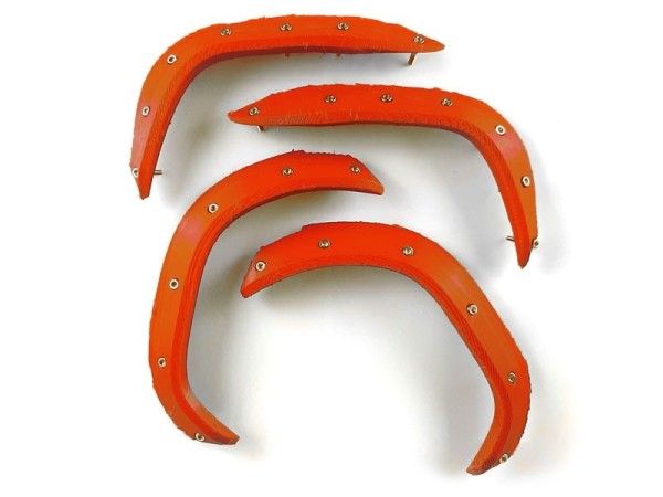 TMT Fender Flares orange (inkl. Schrauben) Traxxas XRT