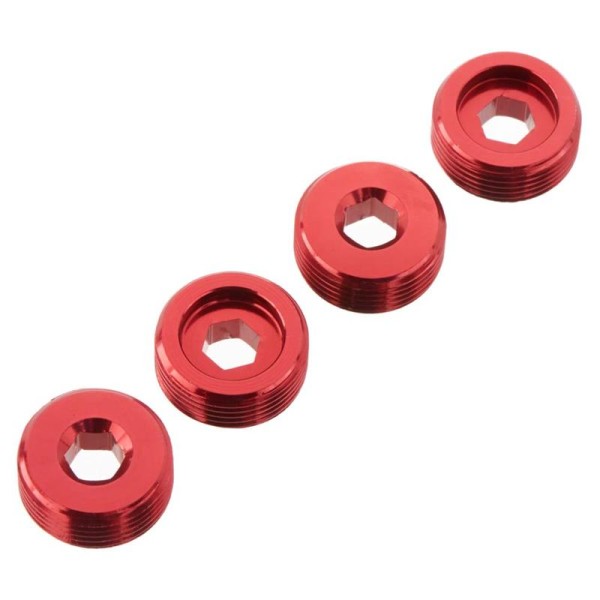 AR330196 Alu FRONT HUB NUT Red 4