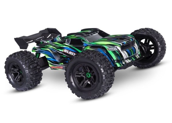 TRAXXAS SLEDGE 4x4 belted grün 1/8 Monster-Truck R