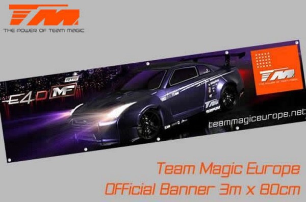 TM-B-2 Banner Team Magic E4D-MF R35 300 x 80cm