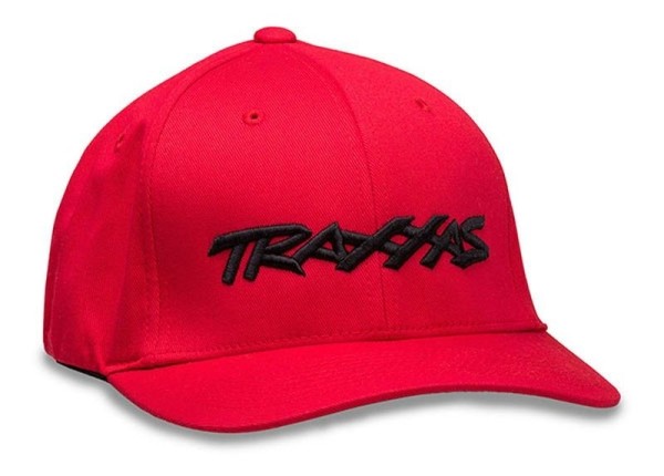 1188-RED-LXL Traxxas LOGO HAT RED LARGE/EXT