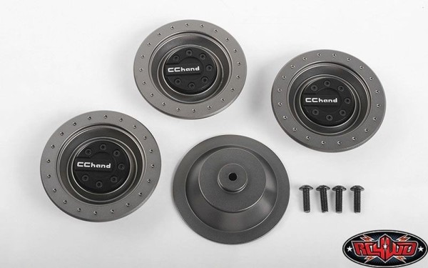 RC4WD Armor Wheels for DJI Robomaster (Gunmetal)