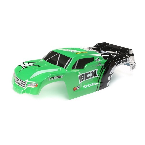 ECX230037 Body, Green: 1:10 2wd Circuit