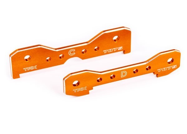 9630T Traxxas Querlenker-Halter Hinten 7075-T6 Alu Orange Sledge