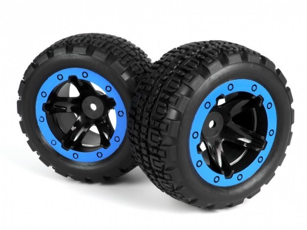 540109 Blackzon Slyder ST Wheels/Tires Assembled