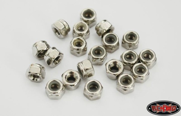 RC4WD Nylock Nut M3 (Silver) (20)