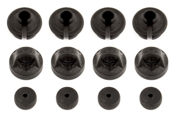 91454 Asso Shock Caps and Spring Cups