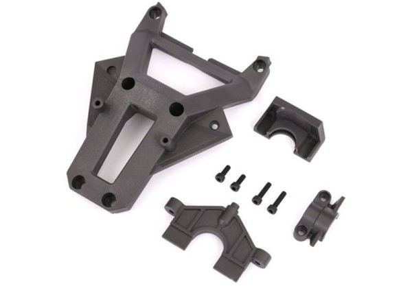 7820 Traxxas Servo-Halter / Bulkhead / Lenkung Abdeckung + Chassis Brace +KT XRT