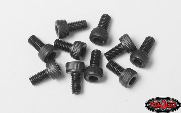 RC4WD Steel Socket Head Cap Screws M3 x 6mm (10)