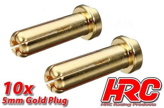 HRC9005LB Stecker Gold TSW Pro Racing 5.0mm männch