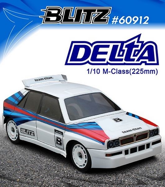 6091208 BLITZ DELTA Karosserie M-Chassis WB 225mm 0.8mm
