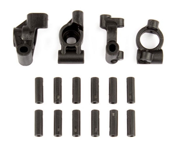 21507 Asso Rear Hubs, Caster Blocks and Inserts