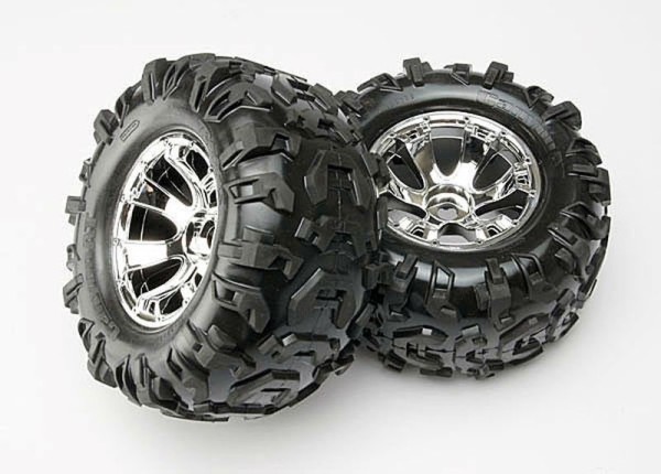 5673 Traxxas Kompletträder Canyon (2) 1/8 Scale Offroad Reifen Summit