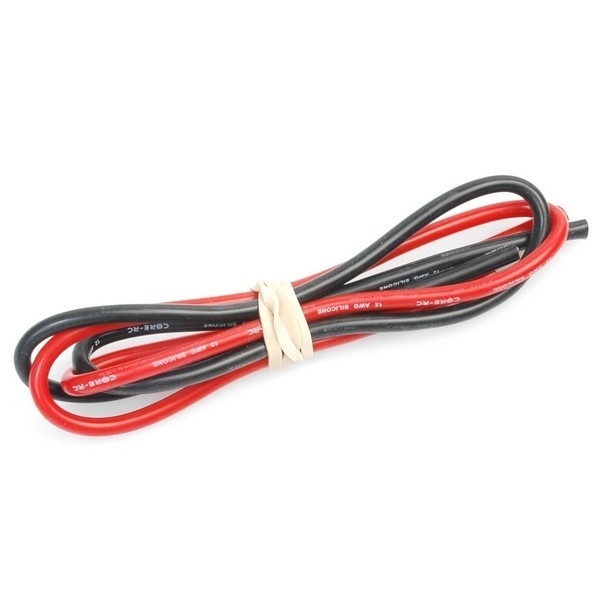 CR007 CORE RC Silicone Wire 12g - Red/Black 2x50cm