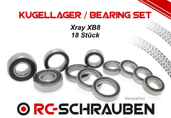 Kugellager Set (2RS) Xray XB8