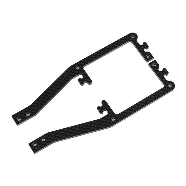 71039 Asso SR10M Side Braces Kohlefaser