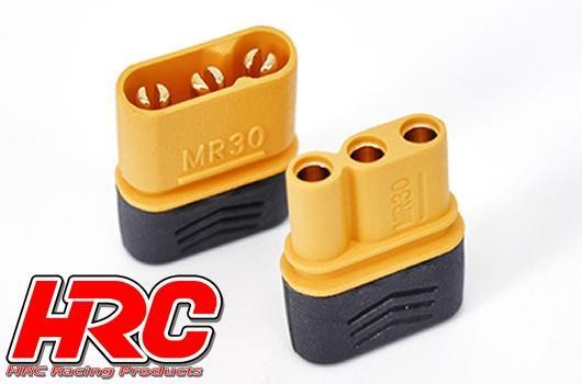 HRC9020P Stecker - Gold - MR30 Triple (1 Paar)