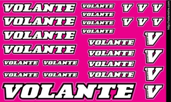 Volante Sticker - Pink