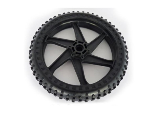 MX5007 Himoto Front Tyre And Rim Set 1P
