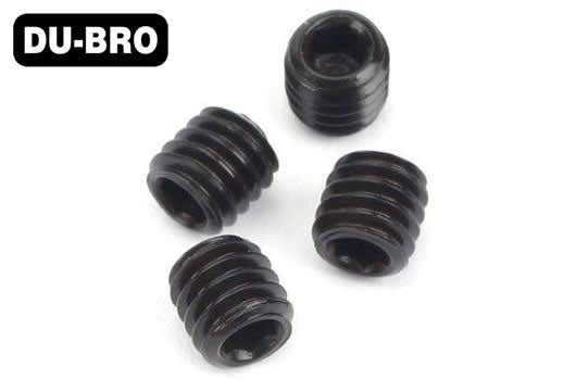 2171 DUBRO 4mm x 6 Socket Set Screws (4)