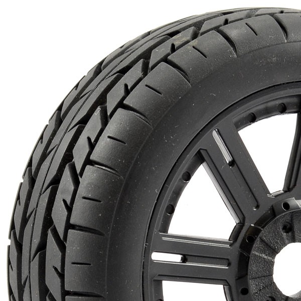 Fastrax 1/8 Buggy Komplettrad Black "Eagle Tread" - 17mm - Schwarz (2)