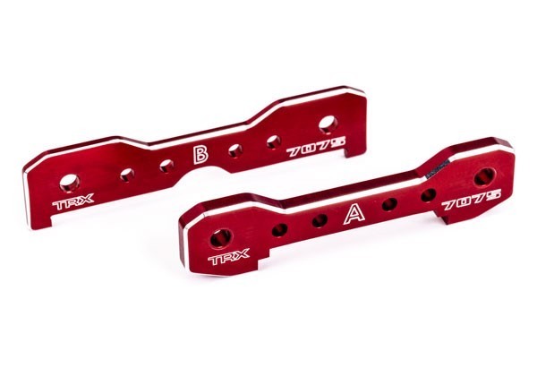 9629R Traxxas Querlenker-Halter Vorne 7075-T6 Rot Sledge