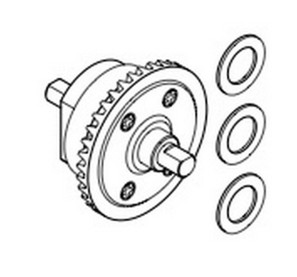 SWVA22873FR1 SWORKz Fox44 Differential komplett