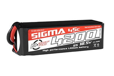 RC Plus Li-Po Batterypack Sigma 45C 4200mAh 18.5V