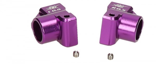 HB61512 Alu REAR HUB CARRIER (0.5Degrees/Purple)