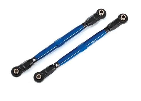 8997X Traxxas Vorspur-Links Wide Maxx Rohr Alu Blau