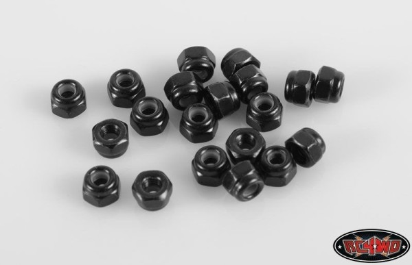 RC4WD Nylock Nuts M2.5 (Black) (20)