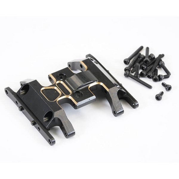 FASTRAX AXIAL SCX24 BRASS CENT RE CHASSIS SKID PLA