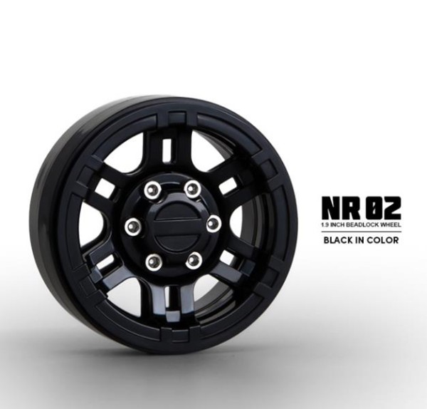 70264 Gmade 1.9 NR02 Beadlock Wheels (Black) (2)