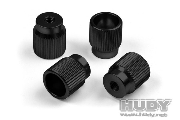 109360 Hudy Alu Nut for 1/10 Touring Set-up System