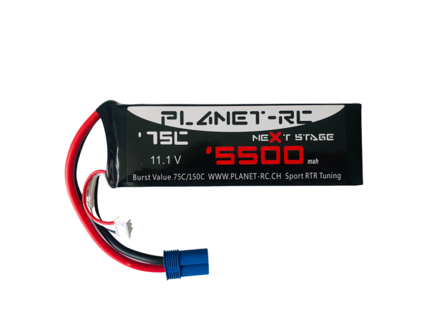 Next Stage 5500 - 75C / 150C - 11.1V 3S Lipo Akku - EC5 - Bashing Pack