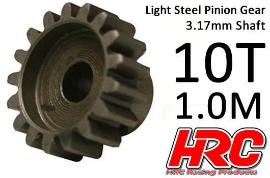 HRC71010S Stahl Ritzel - 1.0M / 3.17mm Achse 10Z
