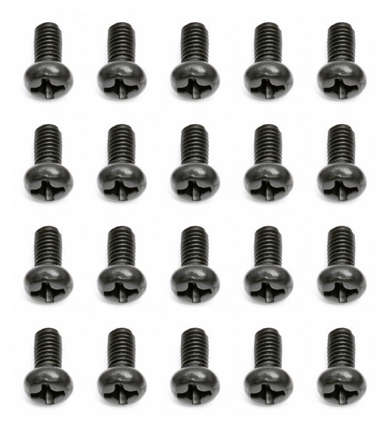 25613 Asso Screws 3x6 mm BHPS