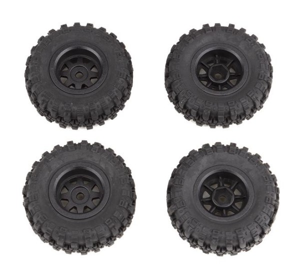 21708 Element RC Enduro24 Wheels and Tires, mounte