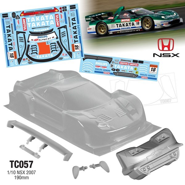 TeamC NSX 2007 Karosserie 190mm