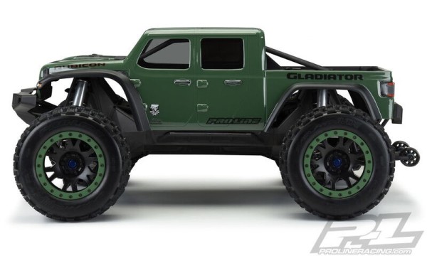 3533-17 ProLine Jeep Gladiator Rubicon Karosserie X-Maxx Unlackiet