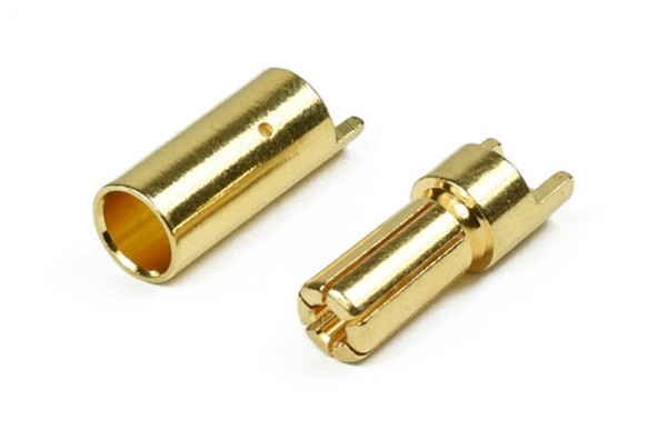 229509 / 10097 MODSTER Goldkontaktstecker 5.5mm 1 Paar